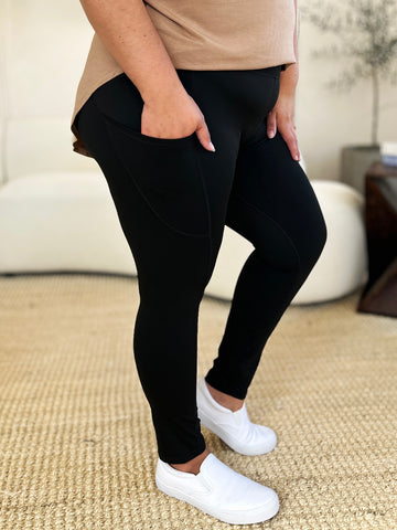 Wide Waistband Sports Leggings - null - All Female Kind - Trendsi - Hoodies For All Kind - 100102440929553 - 100102440929553