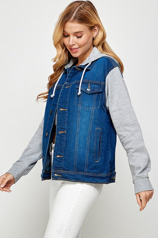 Women's Denim Fleece 1 Hoodies For All Kind