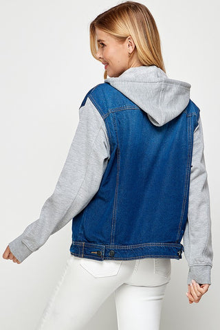 Women's Denim Fleece 1 Hoodies For All Kind