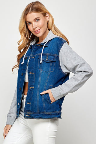 Women's Denim Fleece 1 Hoodies For All Kind