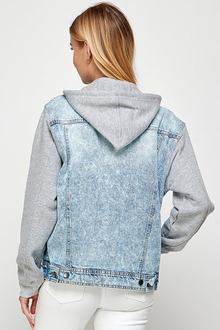 Women's Denim Fleece 3 Hoodies For All Kind