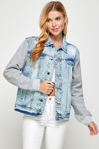 Women's Denim Fleece 3 Hoodies For All Kind