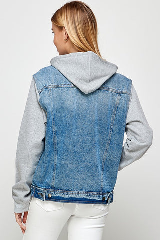 Women's Denim Fleece 4 Hoodies For All Kind