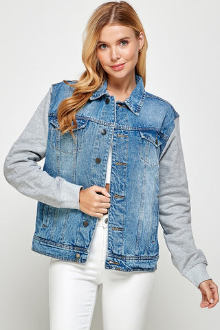 Women's Denim Fleece 4 Hoodies For All Kind