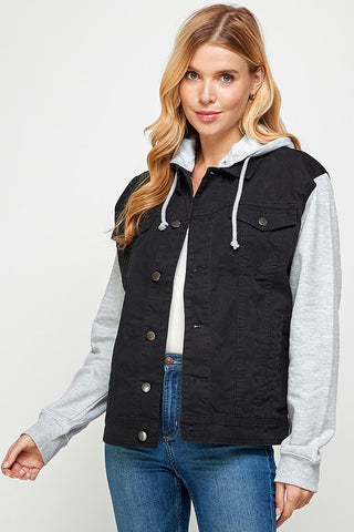 Women's Denim Fleece 6 Hoodies For All Kind