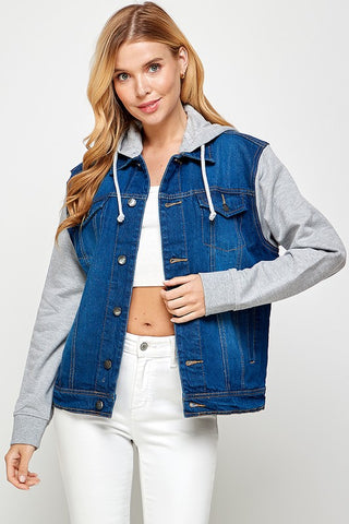 Women's Denim Fleece 7 Hoodies For All Kind