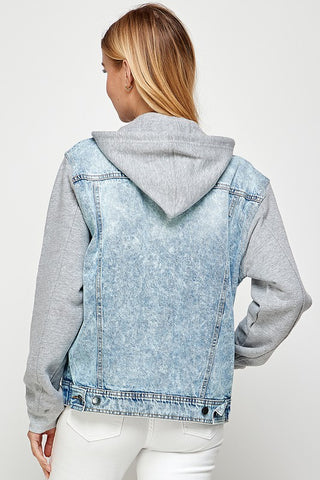 Women's Denim Fleece 7 Hoodies For All Kind