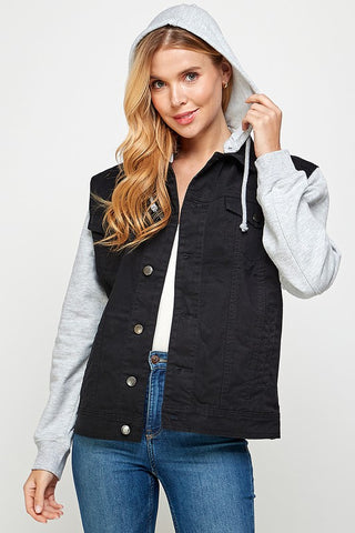 Women's Denim Fleece 7 Hoodies For All Kind