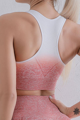 Gradient Racer back Sports Bra