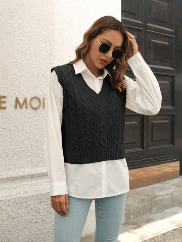 Urban Style V-Neck Sweater Vest