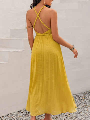 Backless Sleeveless Maxi Dress