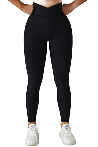 Crossover Waist Active Leggings