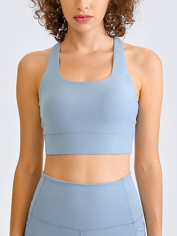 Square Neck Racer back Cropped Tank