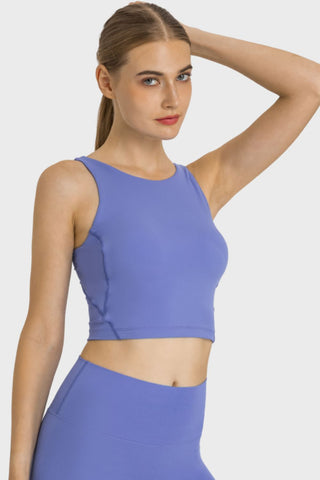 Highly Stretchy Cropped Sports Tank