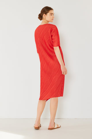 Swim Pleated  Sleeve Dress