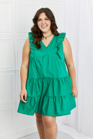 Full Size Ruffle Dress