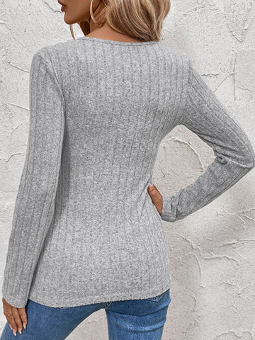 Surplice Long Sleeve T-Shirt