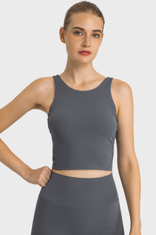 Highly Stretchy Cropped Sports Tank