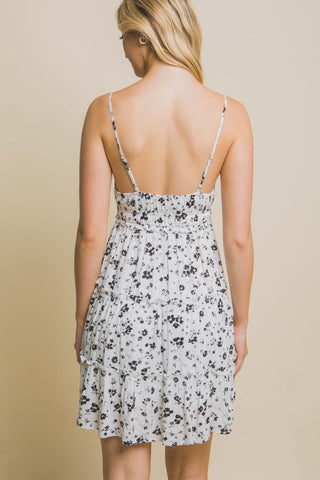 Floral Tiered Cami Mini Dress