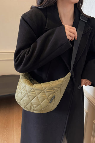 Quilted Adjustable Strap Cross body Bag