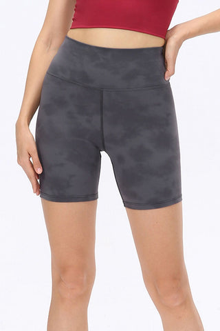 Wide Waistband Sports Shorts