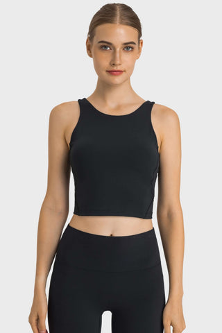 Highly Stretchy Cropped Sports Tank