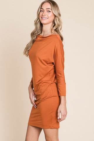 Full Size Colman Sleeve Mini Dress