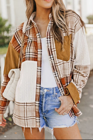 Plaid Button Up Long Sleeve Shacked