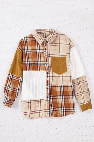 Plaid Button Up Long Sleeve Shacked