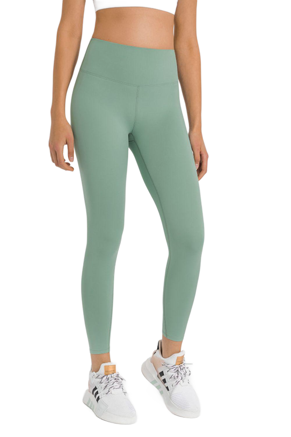 High Waist Ankle-Length Yoga Leggings