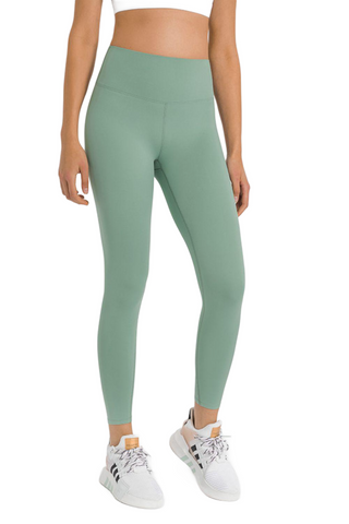 High Waist Ankle-Length Yoga Leggings