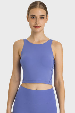 Highly Stretchy Cropped Sports Tank