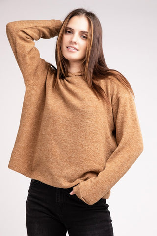 Hooded Brushed Mélange HACCP Sweater