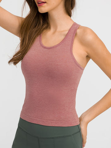 Round Neck Racer back Active Tank