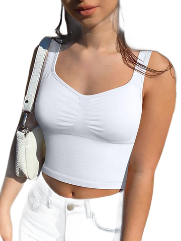 Wide Strap Active Tank