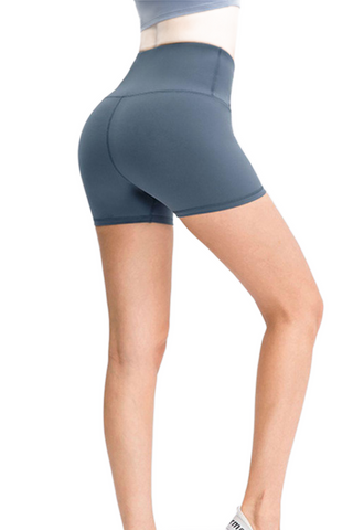 Wide Waistband Sports Shorts