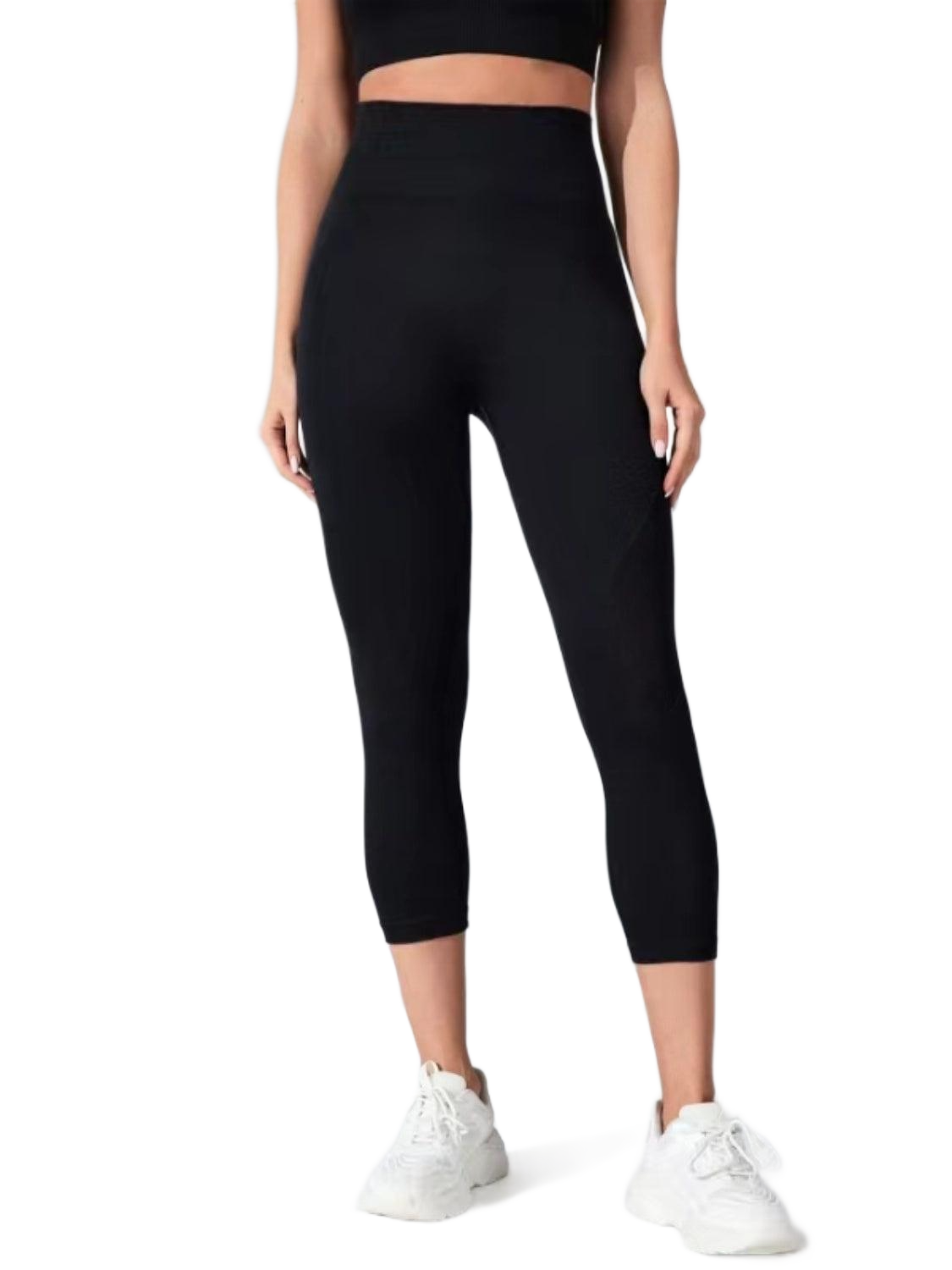 High Waist Cropped Active Leggings