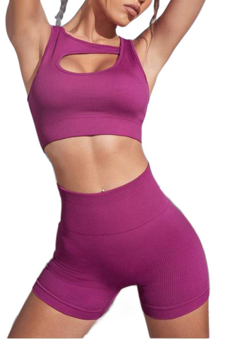 Cutout Two-Piece Sports Set