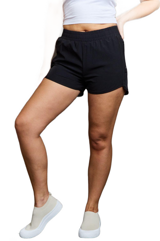 Zipper Pocket Detail Active Shorts