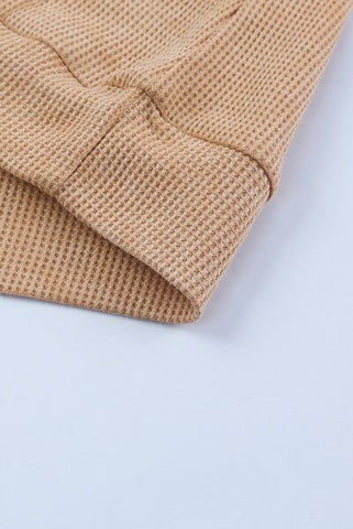 Waffle Knit Hoodie