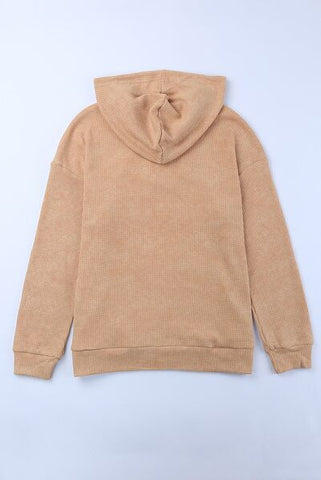 Waffle Knit Hoodie