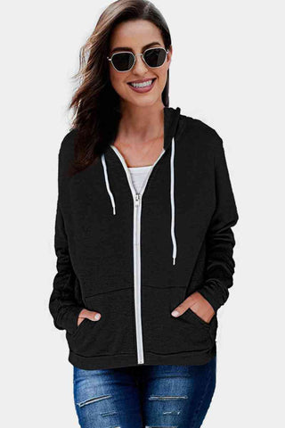 Solid Pocket Zipper Hoodies For All Kind