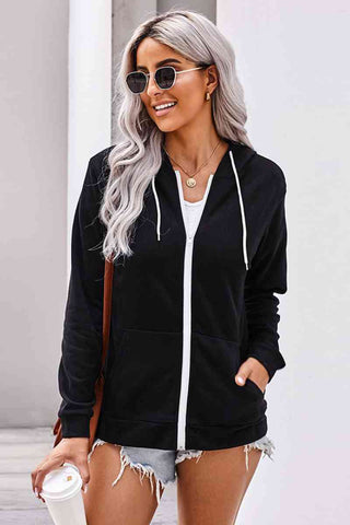 Solid Pocket Zipper Hoodies For All Kind