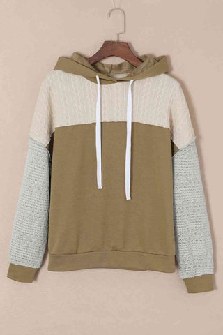 Splicing Drawstring Hoodie Hoodies For All Kind