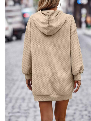 Textured Tunic Hoodie Hoodies For All Kind