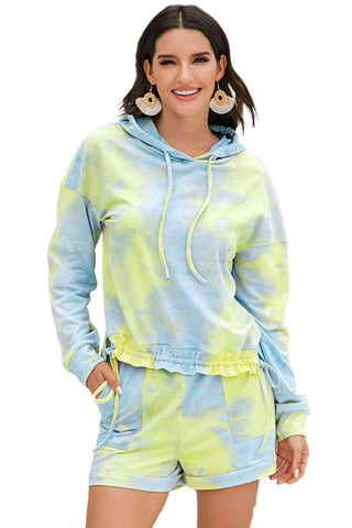 Tie-Dye Drawstring Set Hoodies For All Kind