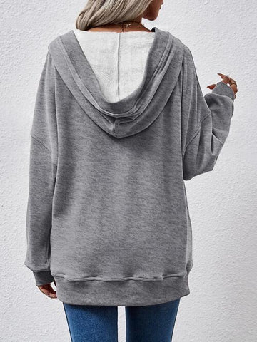 V-Neck Drop Hoodie Hoodies For All Kind