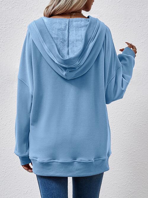 V-Neck Drop Hoodie Hoodies For All Kind