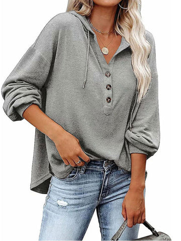 V-Neck Lounge Hoodie Hoodies For All Kind