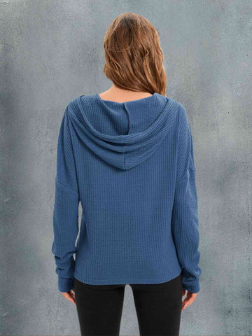 Waffle Knit Hoodie Hoodies For All Kind